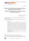 Research paper thumbnail of Monitoramento e avaliação dos planos municipais de educação: coordenação federativa e poder local 1 2 3