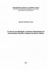 Research paper thumbnail of O real em sua fabulação : a herança nietzscheana na hermenêutica filosófico-religiosa de Gianni Vattimo