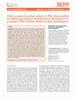 Research paper thumbnail of Study on patterns and prevalence of EEG abnormalities in children presenting with behavioural disturbances in psychiatry OPD, Gauhati Medical College and Hospital