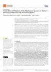 Research paper thumbnail of Finite-Element Analysis of the Mechanical Stresses on the Core Structure of Electronically Functional Yarns