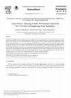 Research paper thumbnail of Laser Surface Alloying of AISI 304 Stainless Steel with WC+Co+NiCr for Improving Wear Resistance