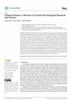 Research paper thumbnail of Climate Distress: A Review of Current Psychological Research and Practice