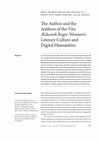 Research paper thumbnail of The Author and the Authors of the 'Vita Ædwardi Regis:' Women's Literary Culture and Digital Humanities