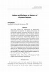 Research paper thumbnail of Labor and Religion as Matters of Ultimate Concern