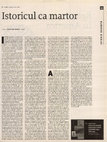 Research paper thumbnail of Istoricul ca martor/The Historian as Witness. [Apostol Stan and the Romanian revolution of 1989 seen from the street]