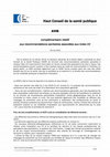 Research paper thumbnail of Avis complémentaire [du Haut Conseil de la santé publique] relatif aux recommandations sanitaires associées aux index UV du 29 mai 2020