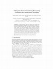 Research paper thumbnail of Asking the Oracle: Introducing Forecasting Principles into Agent-Based Modelling