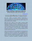 Research paper thumbnail of ETICA, ESTETICA Y ARTE EN EL SIGLO 21