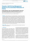 Research paper thumbnail of Towards a Self-Driving Management System for the Automated Realization of Intents