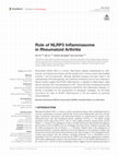 Research paper thumbnail of Role of NLRP3 Inflammasome in Rheumatoid Arthritis