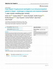 Research paper thumbnail of Case Report: Cryptococcal meningitis in an immunocompetent patient in Nepal - challenges in diagnosis and treatment