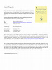 Research paper thumbnail of Comparative Fe and Sr isotope study of nephrite deposits hosted in dolomitic marbles and serpentinites from the Sudetes, SW Poland: Implications for Fe-As-Au-bearing skarn formation and post-obduction evolution of the oceanic lithosphere