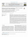 Research paper thumbnail of Patterns of care and outcomes of postoperative radiation for intracranial hemangiopericytoma in United States hospitals