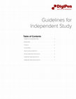 Research paper thumbnail of Guidelines for Independent Study