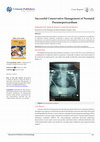 Research paper thumbnail of Successful Conservative Management of Neonatal Pneumopericardium