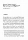 Research paper thumbnail of Spreading Faith and Vengeance : Human Agency and the “Offensive Shift” in the Hussite Discourses on Warfare