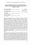 Research paper thumbnail of Capacity Building And Women-owned Small And Medium Enterprises' (Smes) Performance: Empirical Evidence From Southwest, Nigeria