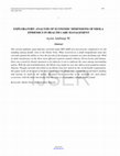 Research paper thumbnail of Exploratory Analysis of Economic Dimensions of Ebola Epidemics in Health Care Management