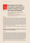 Research paper thumbnail of Romero Medina, Raúl y Rodríguez Peinado, Laura (2023). "Remembranza de la Guerra de Granada. A propósito de un artefacto textil para el palacio del II duque del Infantado", Además de,  revista online de artes decorativas y diseño, 9, pp. 311-335.