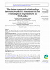 Research paper thumbnail of The inter-temporal relationship between workers' remittances and consumption expenditure in Sri Lanka