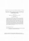 Research paper thumbnail of Dependency Ratio and the Economic Growth Puzzle in Sub-Saharan Africa