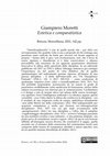 Research paper thumbnail of Giampiero Moretti, Estetica e comparatistica, Brescia, Morcelliana, 2021.