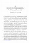 Research paper thumbnail of Songs against Boredom