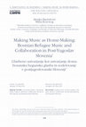 Research paper thumbnail of Making Music as Home-Making