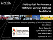 Research paper thumbnail of Field-to-Fuel Performance Testing of Various Biomass Feedstocks: Production and Catalytic Upgrading of Bio-Oil to Refinery Blendstocks (Presentation)