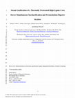 Research paper thumbnail of Steam gasification of a thermally pretreated high lignin corn stover simultaneous saccharification and fermentation digester residue