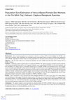 Research paper thumbnail of Population Size Estimation of Venue-Based Female Sex Workers in Ho Chi Minh City, Vietnam: Capture-Recapture Exercise