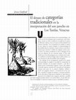 Research paper thumbnail of El desuso de categorías tradicionales en la interpretación del son jarocho en Los Tuxtlas, Veracruz