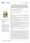 Research paper thumbnail of Effect of Parents' Involvement Interventions in Speech Language Delay among Late Talking Toddlers in Egypt: A Quasi-Experimental Study