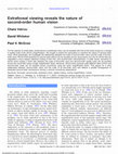 Research paper thumbnail of Extrafoveal viewing reveals the nature of second-order human vision