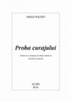 Research paper thumbnail of Proba curajului de Amalia Walden