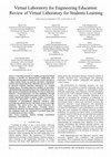 Research paper thumbnail of Virtual Laboratory for Engineering Education: Review of Virtual Laboratory for Students Learning