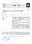 Research paper thumbnail of Family economic status and vulnerability to suicidal ideation among adolescents: A re-examination of recent findings