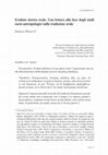 Research paper thumbnail of Erodoto storico orale. Una lettura alla luce degli studi socio-antropologici sulla memoria e sulla tradizione orale.