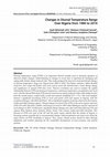 Research paper thumbnail of Changes in Diurnal Temperature Range Over Nigeria from 1960 to 2019