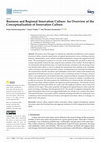 Research paper thumbnail of Business and Regional Innovation Culture: An Overview of the Conceptualization of Innovation Culture