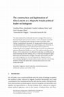 Research paper thumbnail of The construction and legitimation of Elisa Loncón as a Mapuche female political leader on Instagram