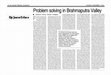 Research paper thumbnail of Problem solving in Brahmaputra Valley