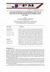 Research paper thumbnail of Analisis Peningkatan Kinerja Karyawan Melalui Faktor Lingkungan Kerja Pada Pt. Xyz