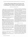 Research paper thumbnail of Content-Based Image Retrieval System with Combining Color features and Gradient feature