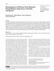 Research paper thumbnail of Reintegration of Women Post Obstetric Fistula Repair: Experience of Family Caregivers