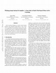 Research paper thumbnail of Picking groups instead of samples: A close look at Static Pool-based Meta-Active Learning