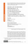 Research paper thumbnail of DesDe los "scriitorii progresişti" al boom: rumania y la mundialización de la literatura latinoamericana en el orbe socialista (1964-1971) 1