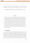 Research paper thumbnail of Bridging global issues and the Japanese university student