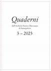 Research paper thumbnail of "Quaderni dell'Archivio Storico Diocesano di Sansepolcro", 3, 2023.