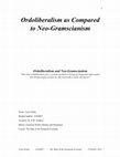 Research paper thumbnail of Ordoliberalism as Compared to Neo-Gramscianism